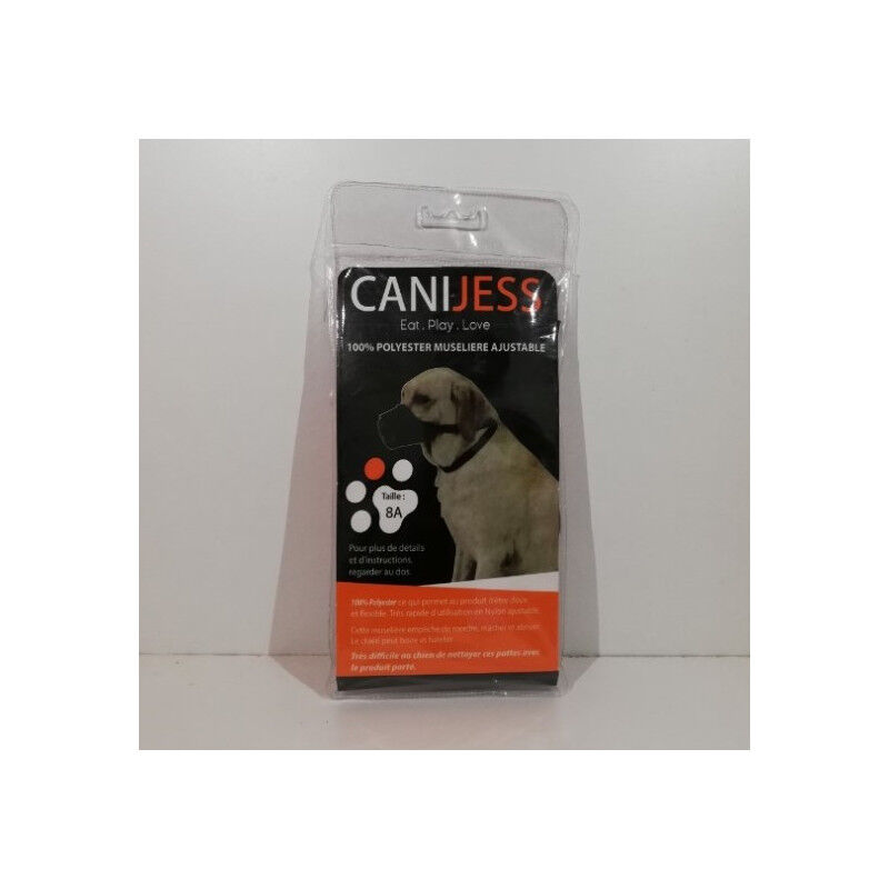 Muselière Polyester Ajustable Taille 8a (15 A 21 Cm) - Canijess