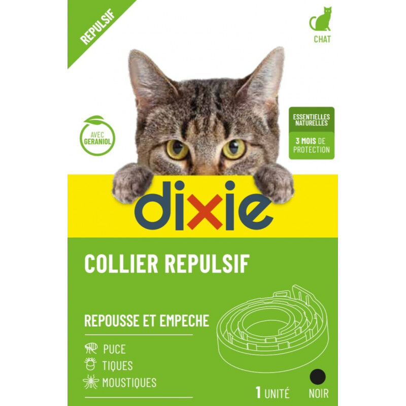 Collier Antiparasitaire Répulsif D’insectes Puce, Tiques Et Moustiques Pour Chat