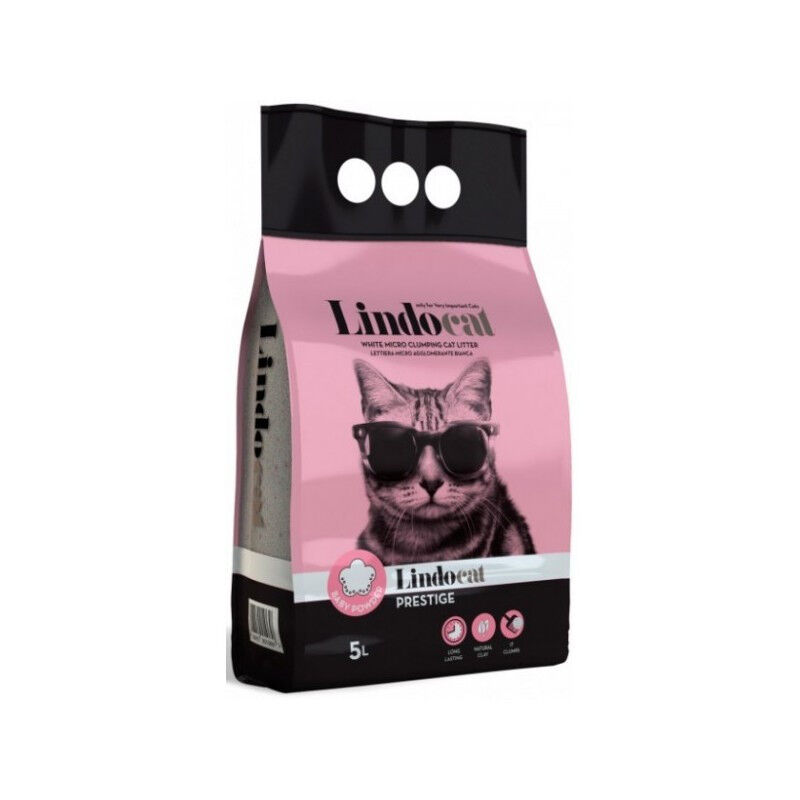Litiere Agglomerante Compact Parfum Poudre De Bebe 5l - Lindocat
