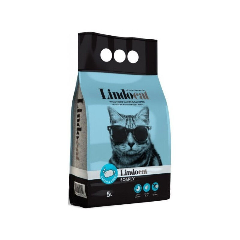 Litiere Agglomerante Compact Parfum Savon 5l - Lindocat