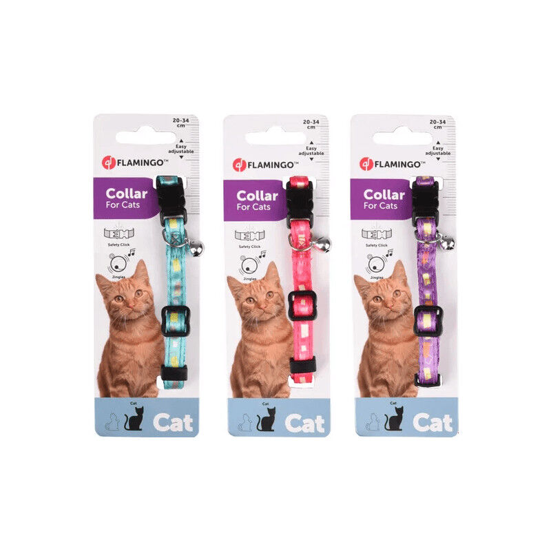 Collier Pour Chat Sami Plusieurs Couleurs - Flamingo thumbnail 1