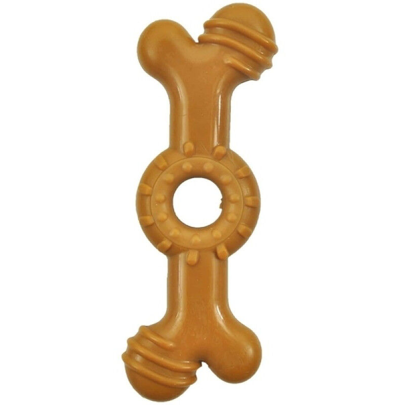 Jouet Pour Chien Sous Forme Dos Saveur Poulet - Flamingo