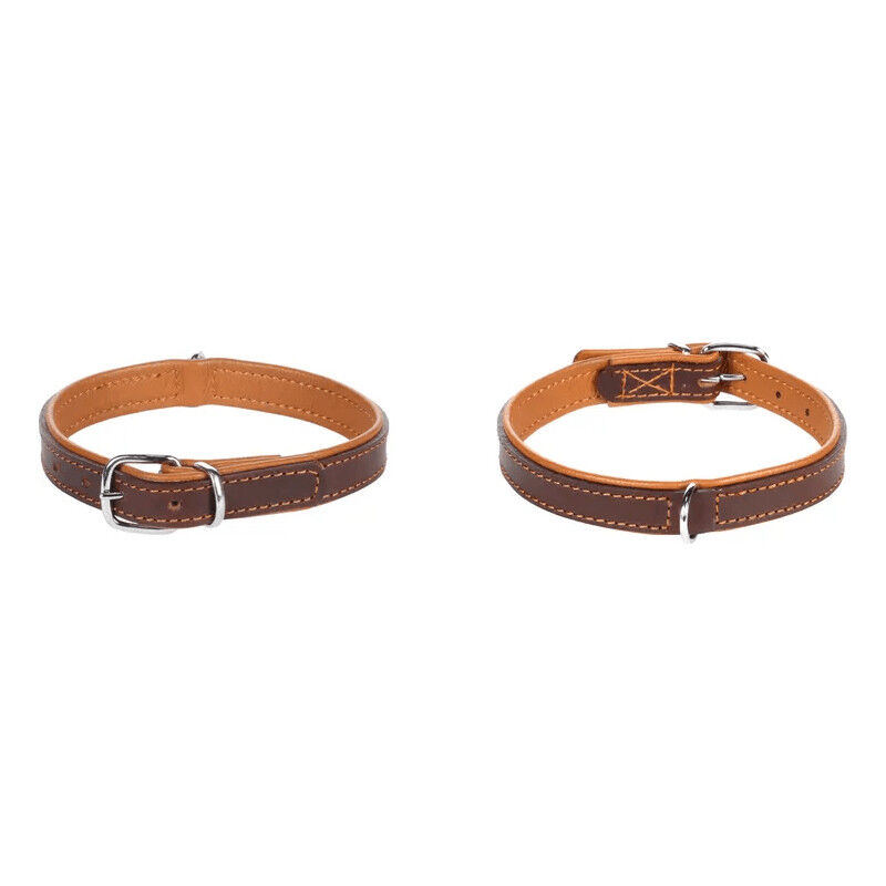 Collier Rembourré Memphis Brun thumbnail 2