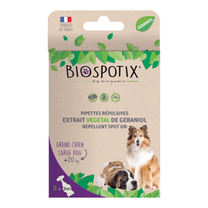 Pipettes Répulsives Antiparasitaires Pour Grand Chien