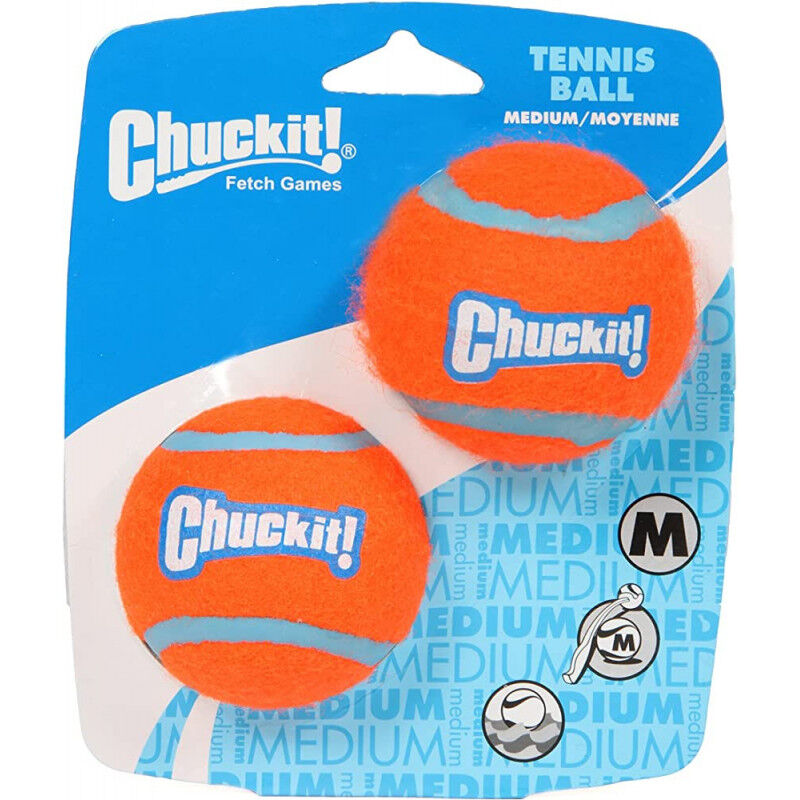 Lot De 2 Balles De Tennis Pour Chien