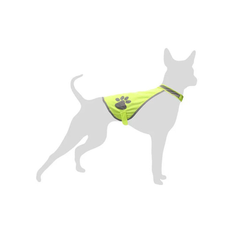 Gillet De Sécurité Refi Jaune Fluo Pour Chien - Flamingo thumbnail 1
