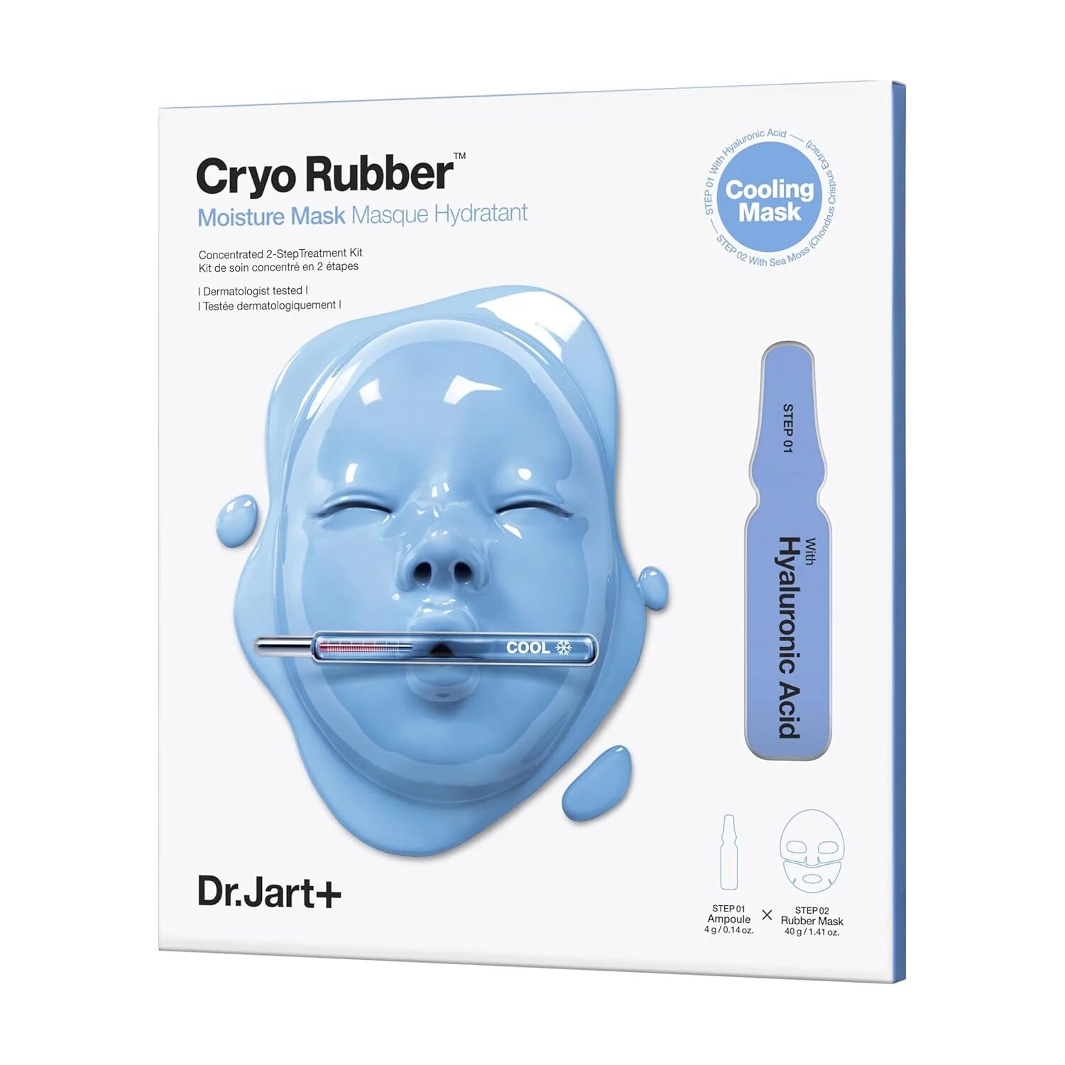 Dr Jart Cryo Rubber Moisture Mask With Hyaluronic Acid