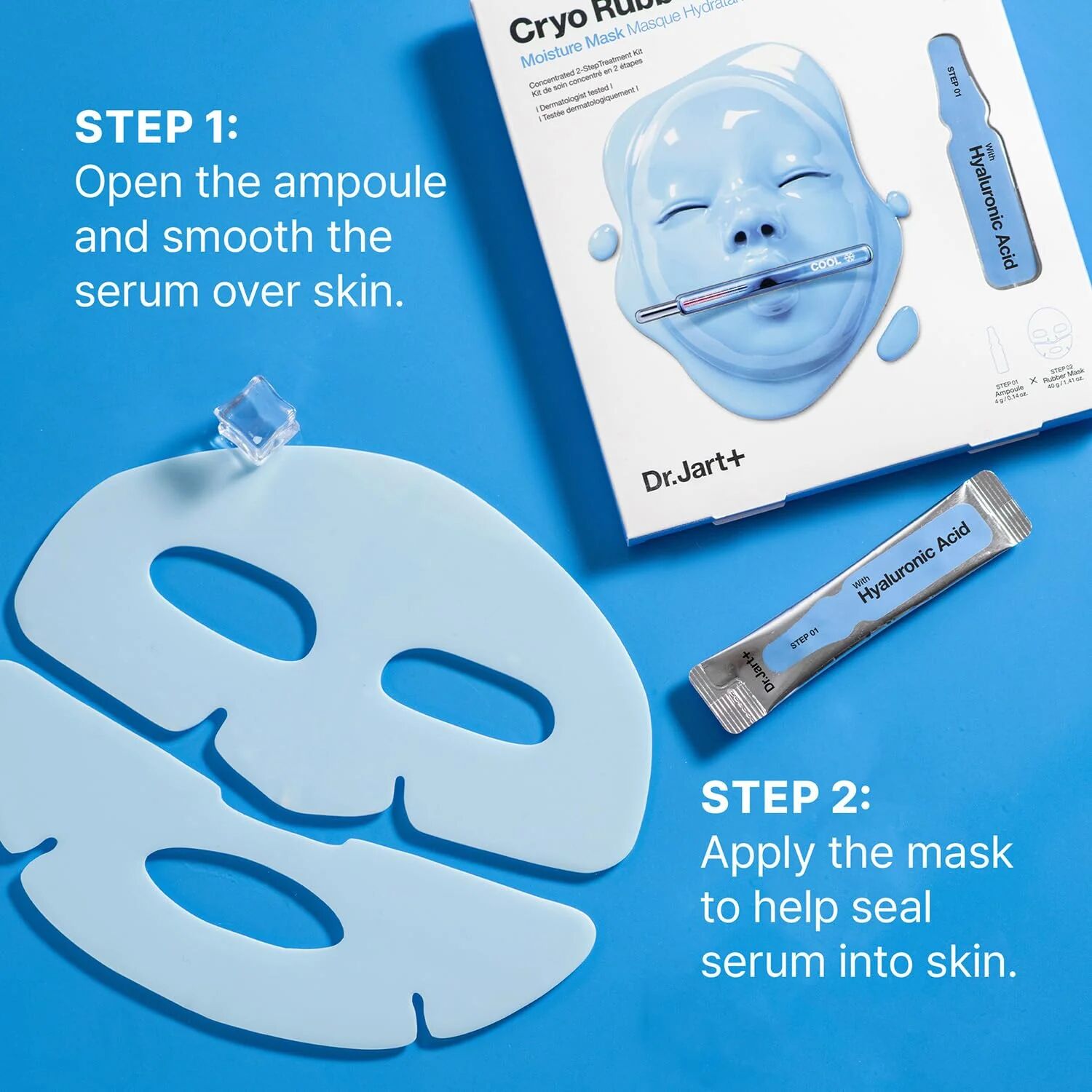 Dr Jart Cryo Rubber Moisture Mask With Hyaluronic Acid thumbnail 3
