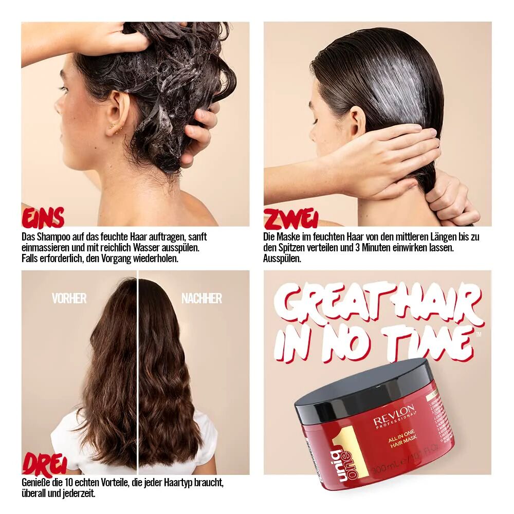 Revlon Professional Uniqone All In One Hair Mask - 300ml thumbnail 4
