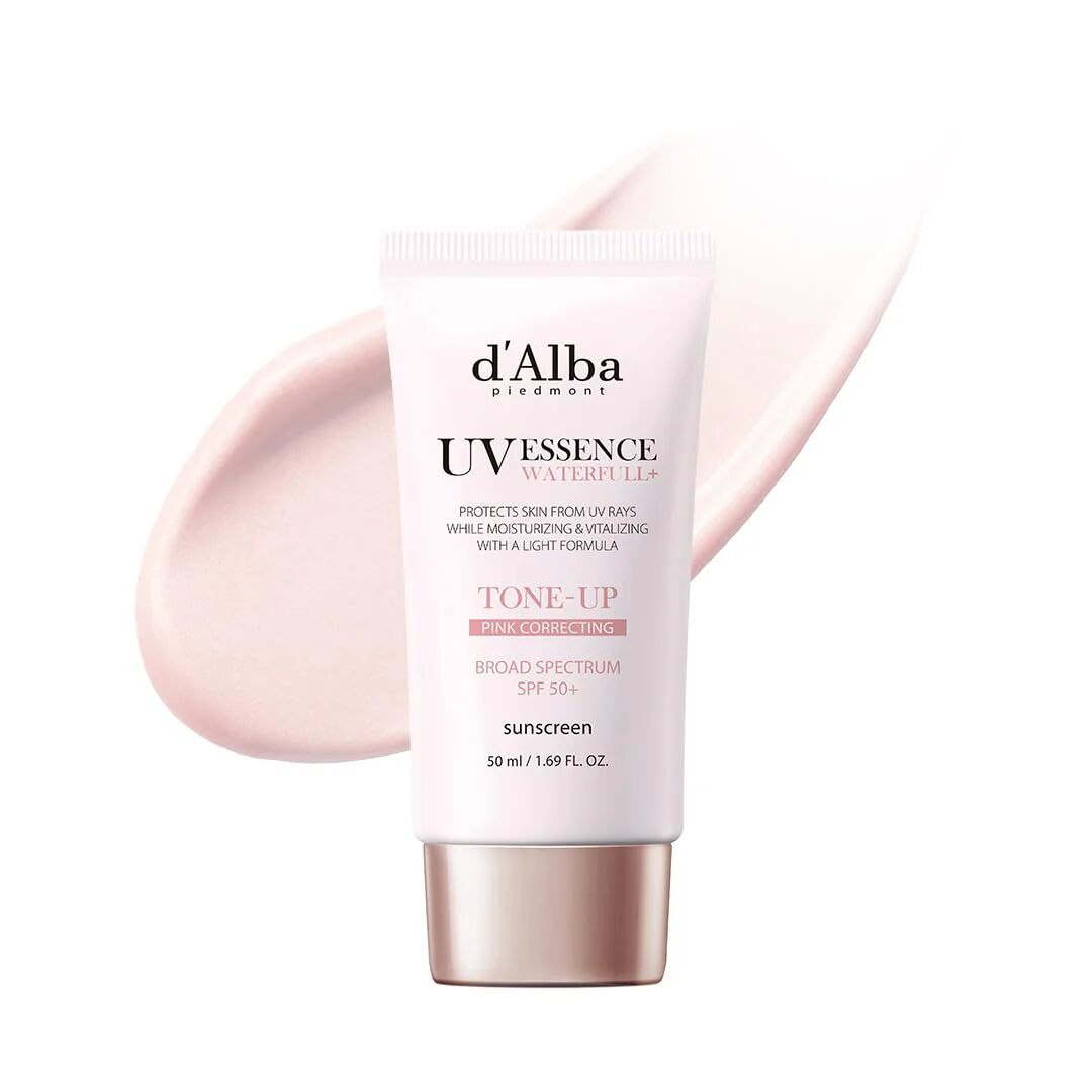 Dalba Uv Essence Waterfull Tone - Up Sun Cream (pink) - 50ml
