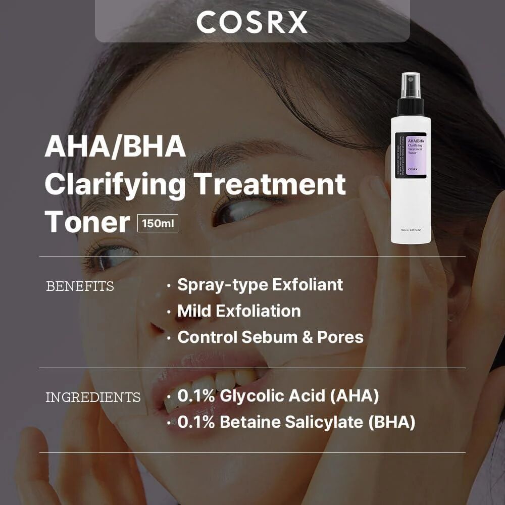 Cosrx Aha Bha Clarifying Treatment Toner - 150ml