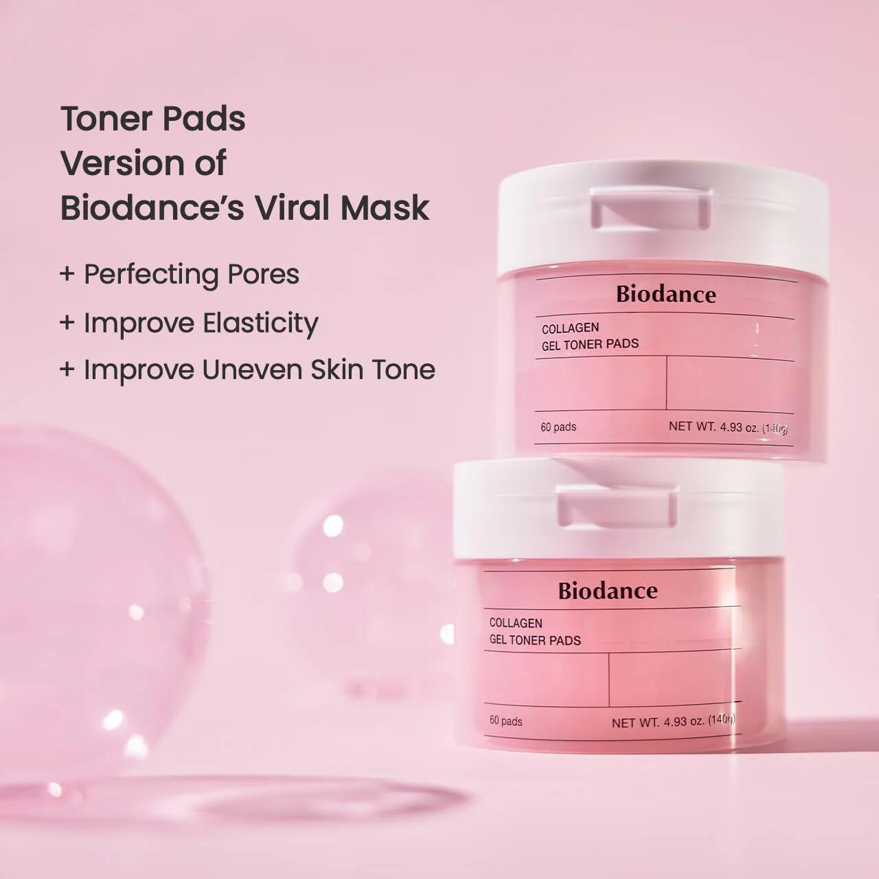 Biodance Collagen Gel Toner Pads - 60 Pads thumbnail 3
