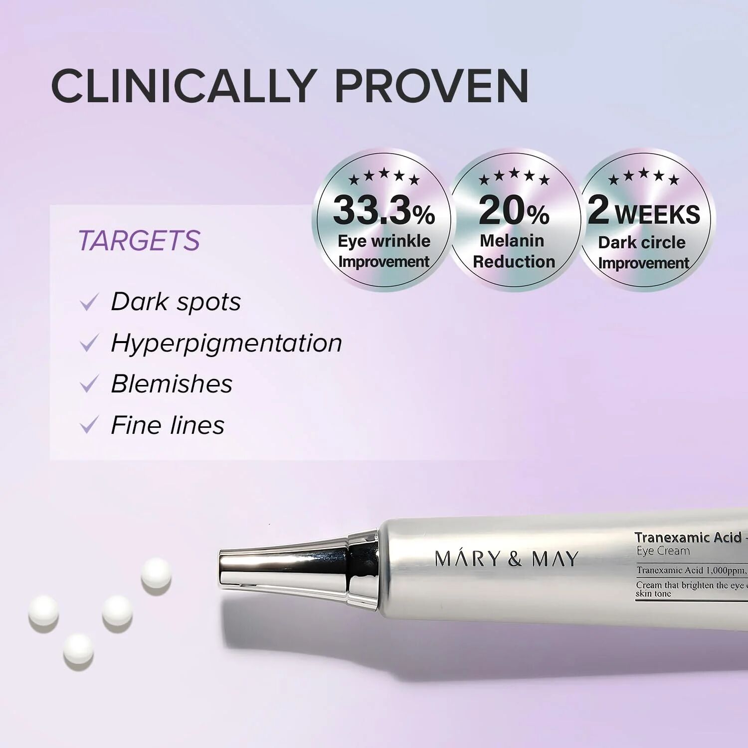 Marymay Tranexamic Acidglutathion Eye Cream - 30ml thumbnail 3