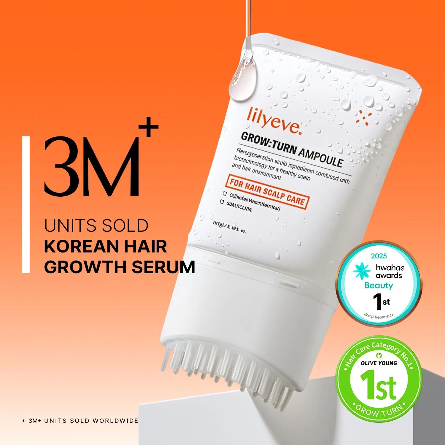 Lilyeve Grow Turn Ampoule - Anti Hair Loss - 100ml