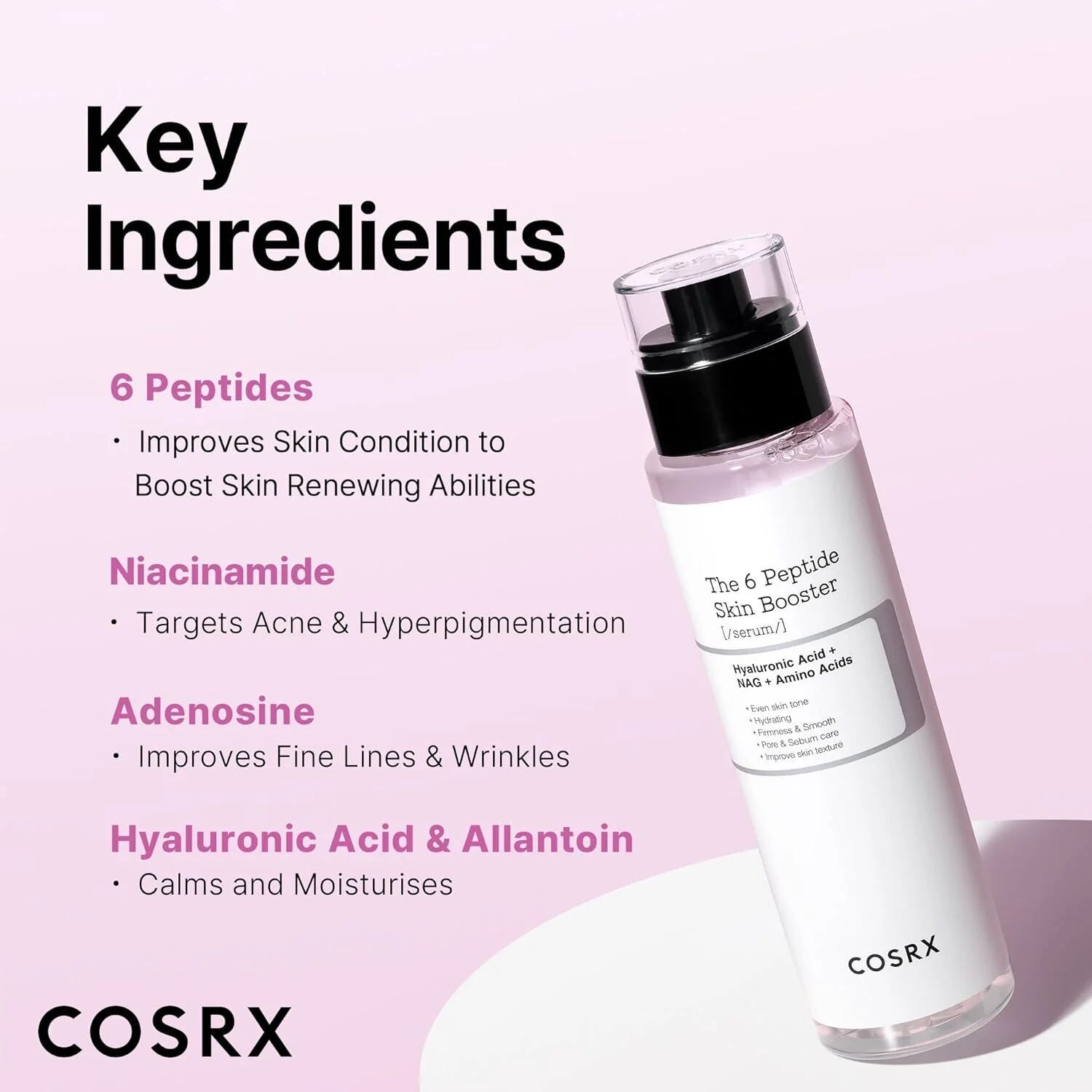 Cosrx The 6 Peptide Skin Booster Serum - 150ml thumbnail 3
