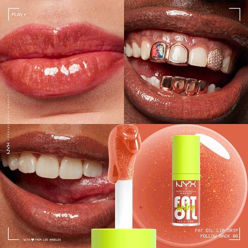 Nyx Professional Makeup Lipgloss Fat Oil Lip Drip - Follow Back, 4,8 Ml thumbnail 3