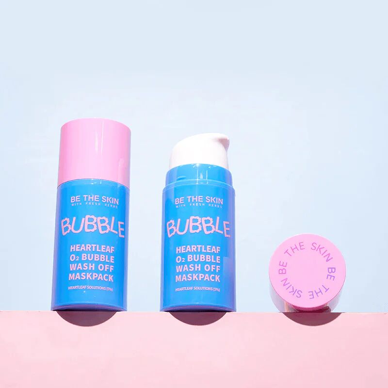 Be The Skin Heartleaf O2 Bubble Wash Off Maskpack - 50g thumbnail 3