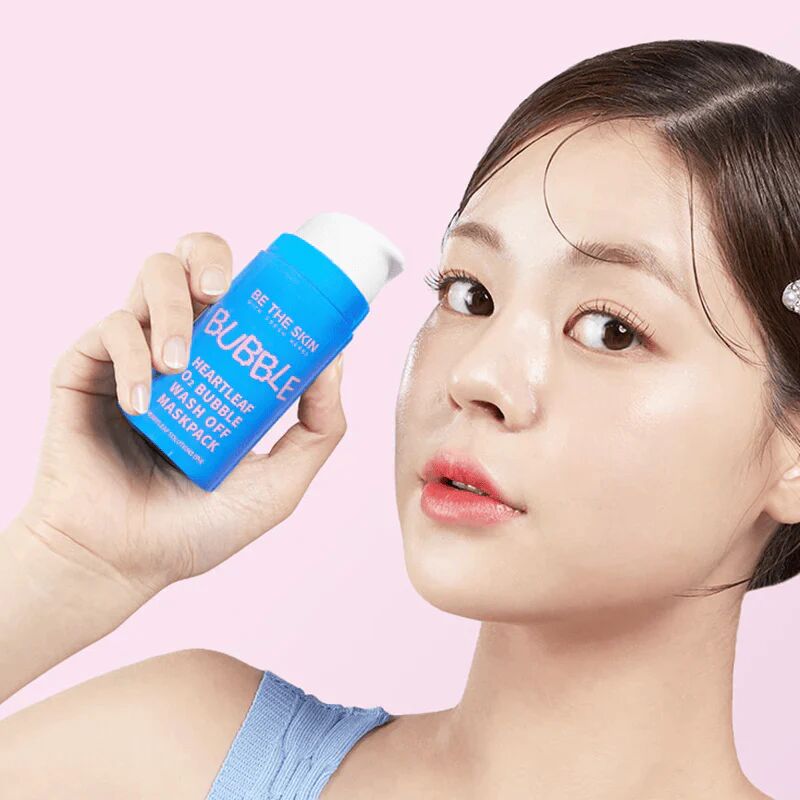 Be The Skin Heartleaf O2 Bubble Wash Off Maskpack - 50g thumbnail 4