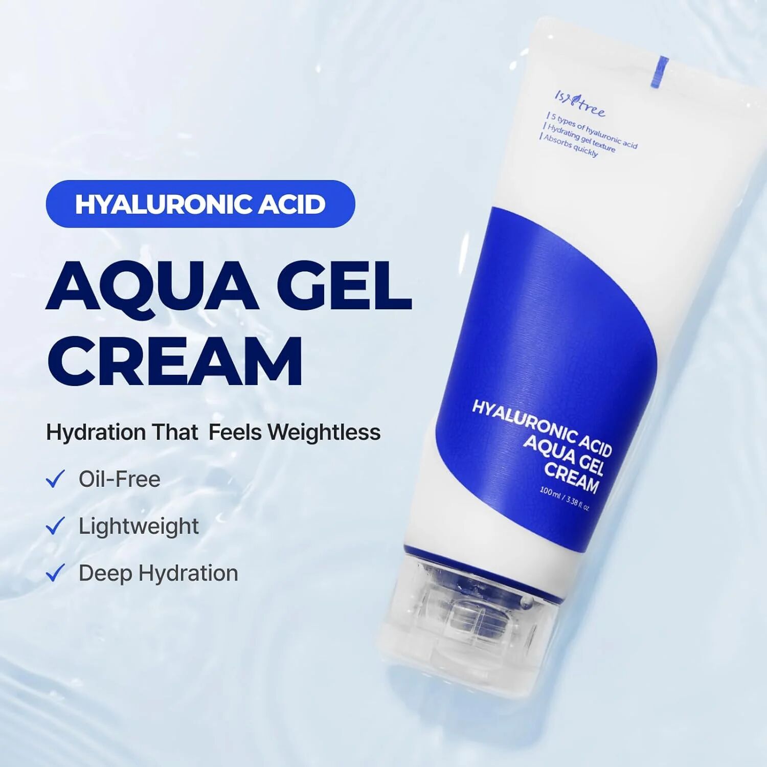 Isntree Hyaluronic Acid Aqua Gel Cream - 100ml