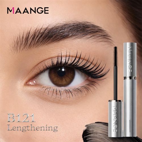 Waterproof Mascara B121 Lengthening Black - Mascara Allongeant Et Volumisant Longue Tenue, Effet Cils Longs Et Regard Intense thumbnail 3