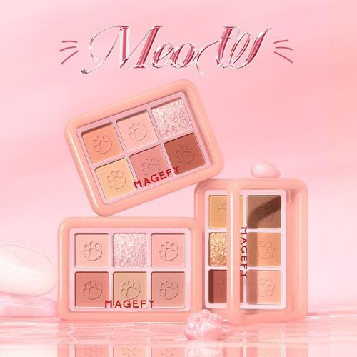 Palette Fards À Paupières 6 Couleurs Rc01 Rose & Coral - Ombres À Paupières Mat & Scintillant, Pigments Modulables, Palette Compacte Maquillage Yeux thumbnail 3