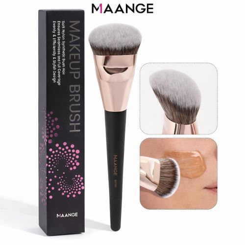 Pinceau Fond De Teint Visage - Maquillage - Fibres Nylon Douces