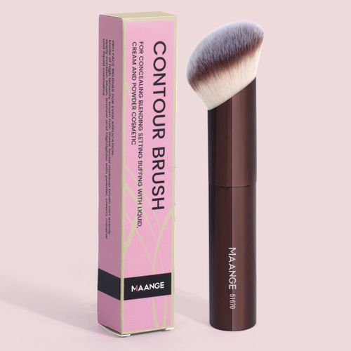 Pinceau Contour & Fond De Teint - Fibres Nylon Douces 