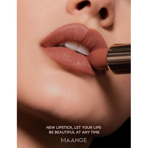 Maange Blur Matte Lipstick N301 - Rouge À Lèvres Mat Velours Couleur Nude Rosé Doux, Texture Crémeuse, Fini Mat Naturel