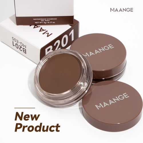 Maange Waterproof Eyebrow Gel - Gel Sourcils Waterproof Disponible En B101 Clear (transparent) Et B201 Tan Brown