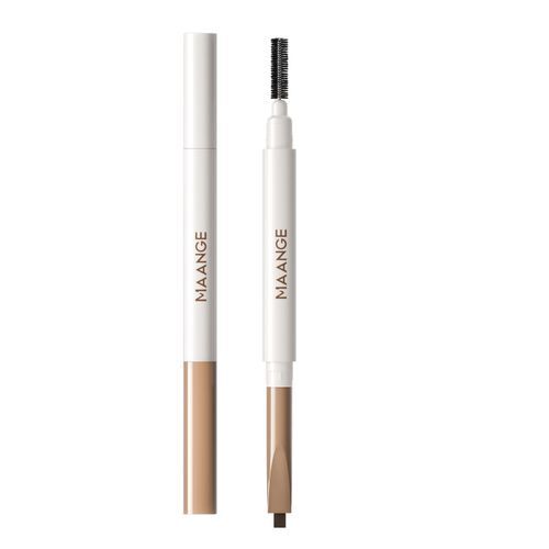 Stylo Double Embout Avec Brosse - Brown 
