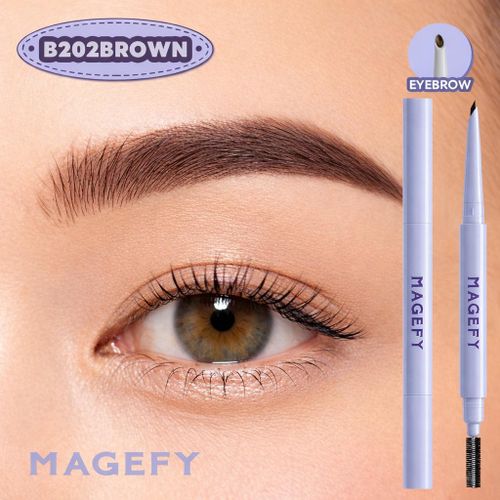 Crayon Sourcils B202 Brown Double Embout Avec Brosse Spoolie