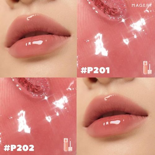 Magefy Serum Lip Gloss - Gloss À Lèvres Effet Brillant Hydratant - N101 - Nude Rose N200 - Nude Beige P100 - Rose Clair P201 - Rose Frais P202 - Rose Bonbon P302 - Rose Bois De Rose P303 - Rose Mauve O400 - Corail Pêche