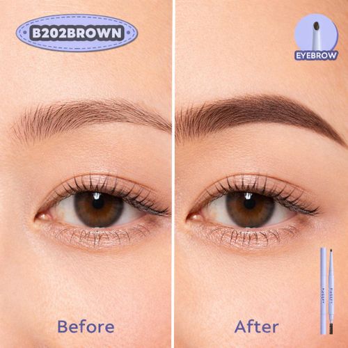 Crayon Sourcils B202 Brown Double Embout Avec Brosse Spoolie thumbnail 3