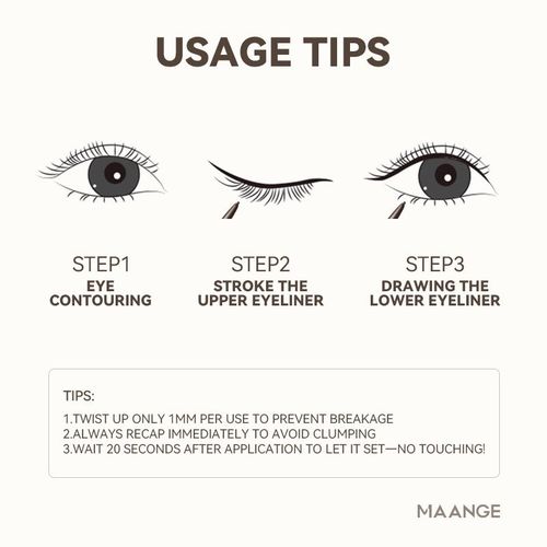 Long-wear Gel Eyeliner B202 Tan Dark Brown 