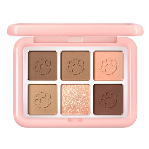 Palette 6 Fards À Paupières Nude & Brun - Fini Mat Et Nacré