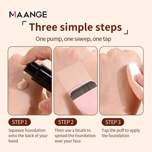 Pinceau Fond De Teint - Brosse Plate Maquillage Visage thumbnail 3