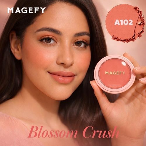 Matte Oil Control Blush Powder A102 Apricot Brown  thumbnail 1