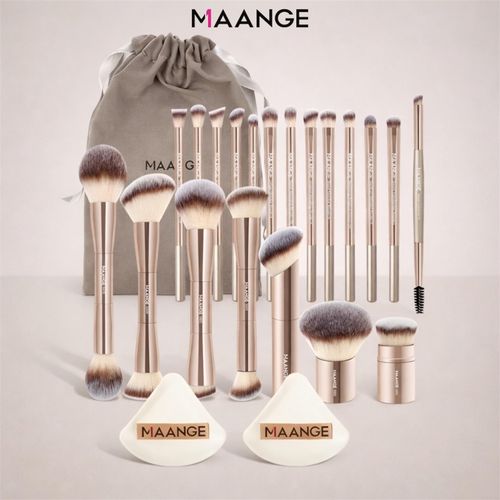 Set De 13 Pinceaux Maquillage Aluminium Professionnels 