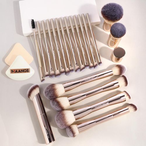 Set De 13 Pinceaux Maquillage Aluminium Professionnels 