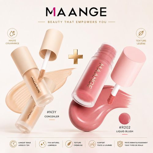 Glow & Cover Duo - Anti Cernes  & Blush Liquide 