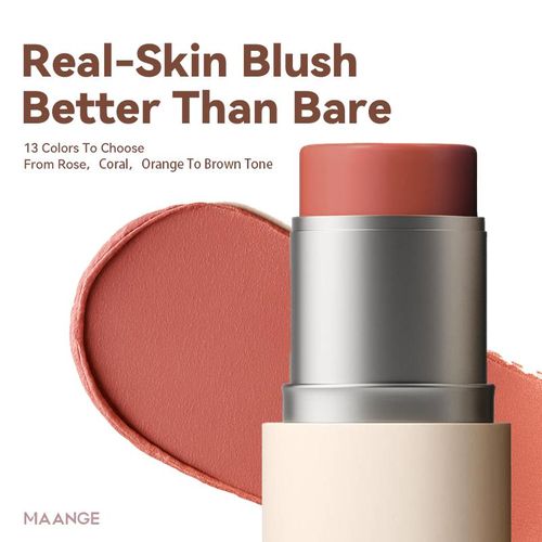 Maange Softlight Pigment Blush Stick Waterproof – Blush Crème Longue Tenue Disponible En 11 Teintes thumbnail 2