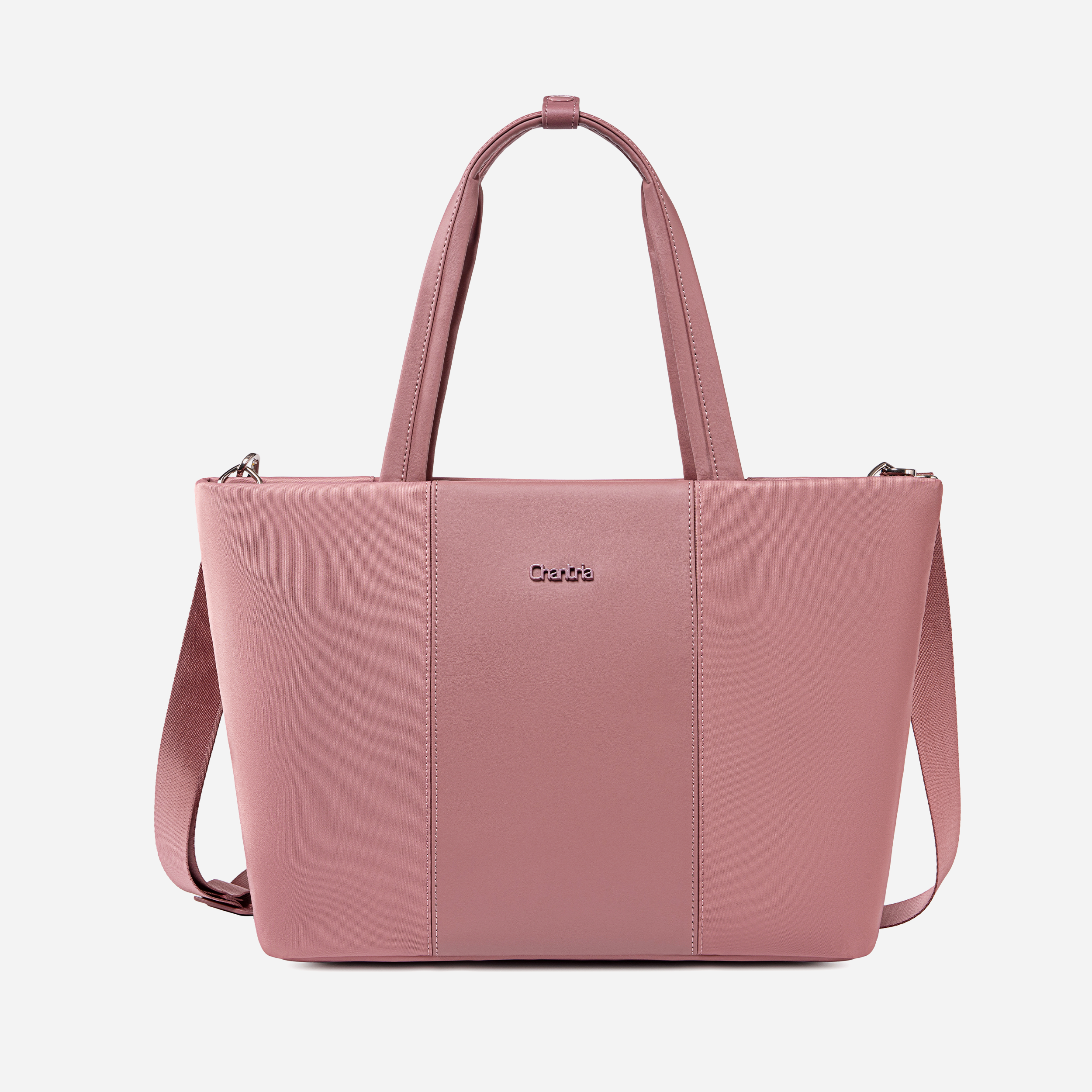 Sac À Main D'affaires En Cuir Synthétique Avec Fermeture Éclair Et Sangles Multiples