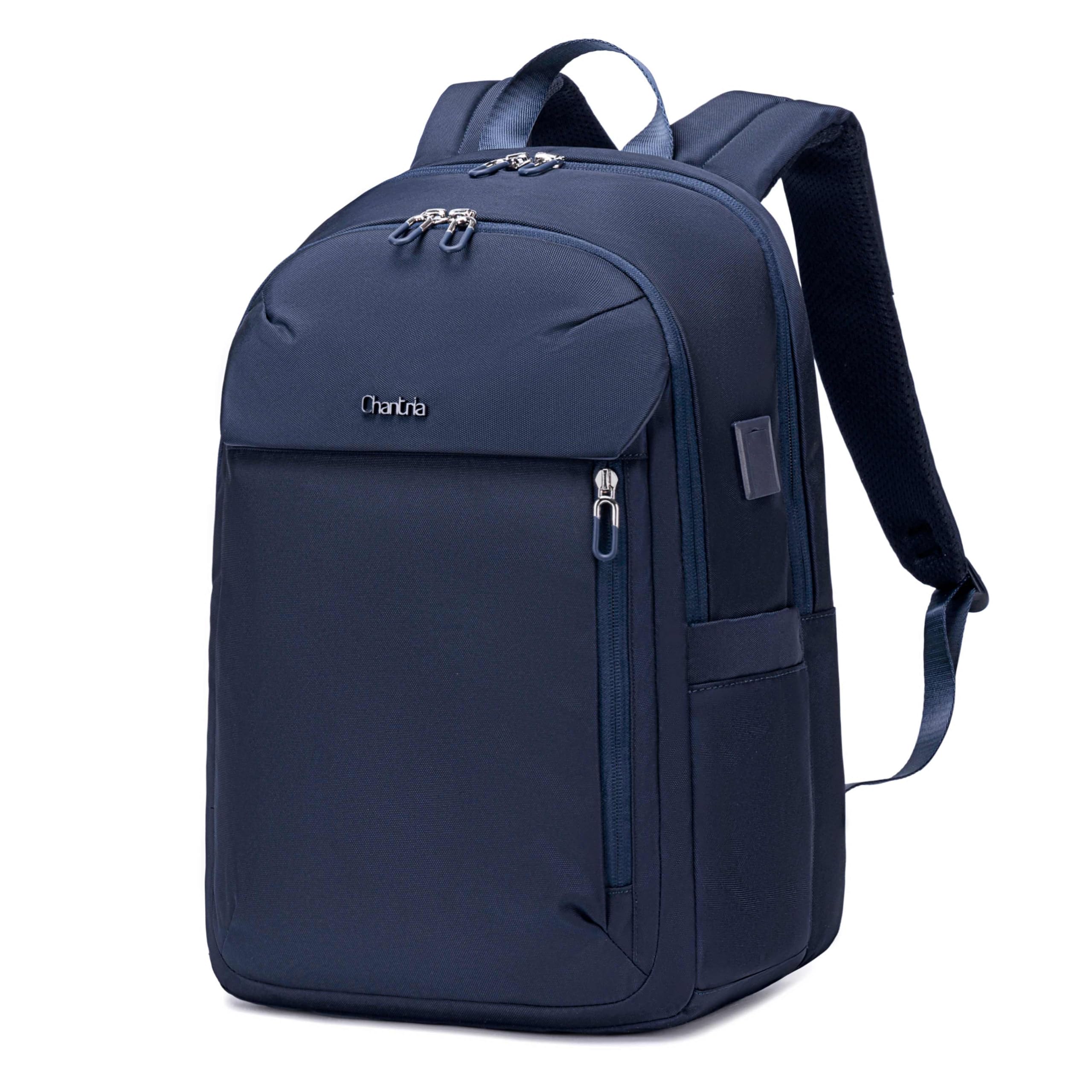 Sac À Dos Business En Tissu Semi-structuré Avec Fermeture À Glissière