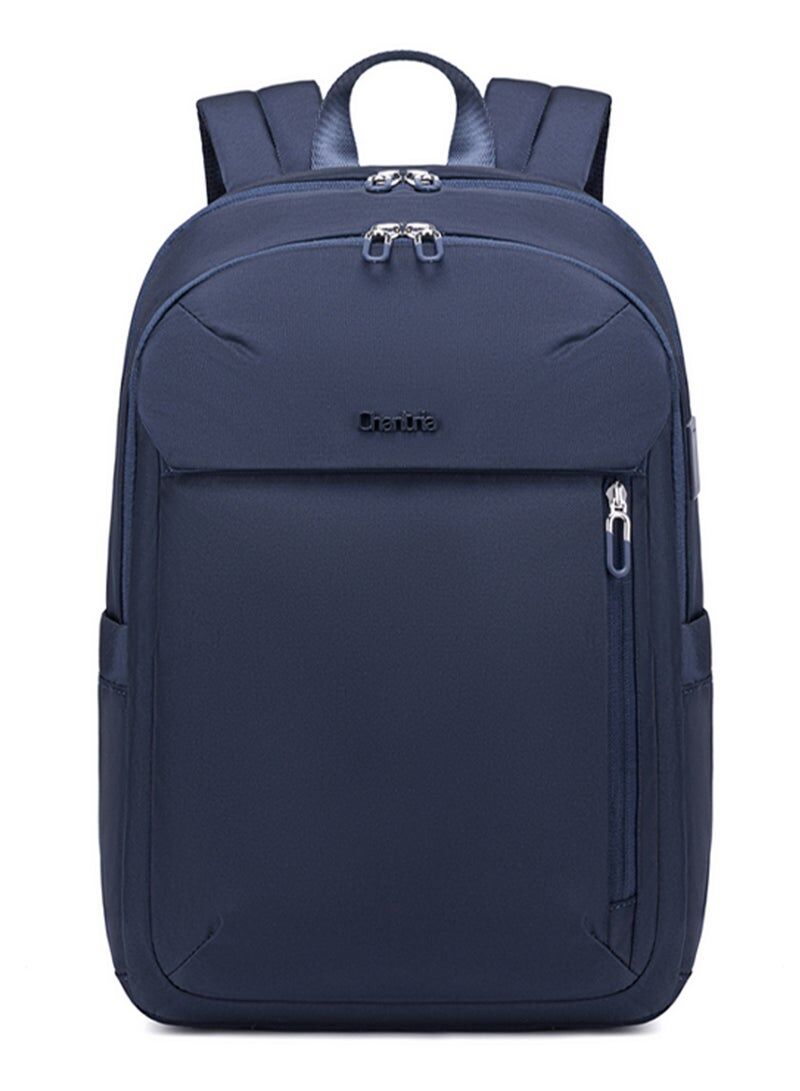 Sac À Dos Business En Tissu Semi-structuré Avec Fermeture À Glissière