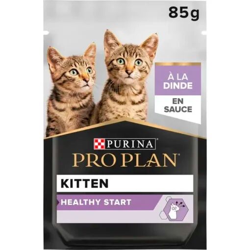 Pro Plan Kitten Healthy Start Dinde En Sauce (85gx10)