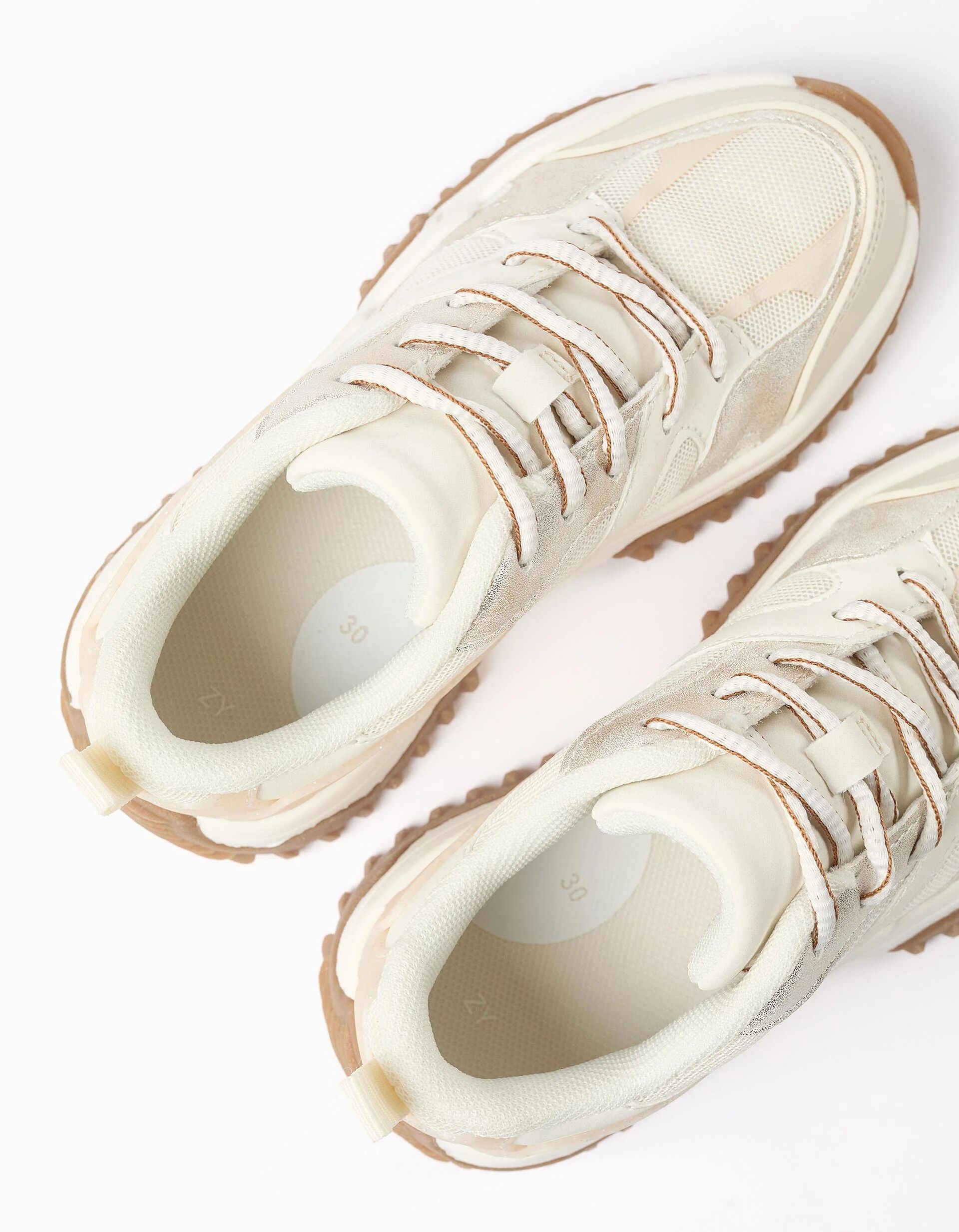 Combined Trainers With Laces And Chunky Sole For Girls, Multicolour thumbnail 3
