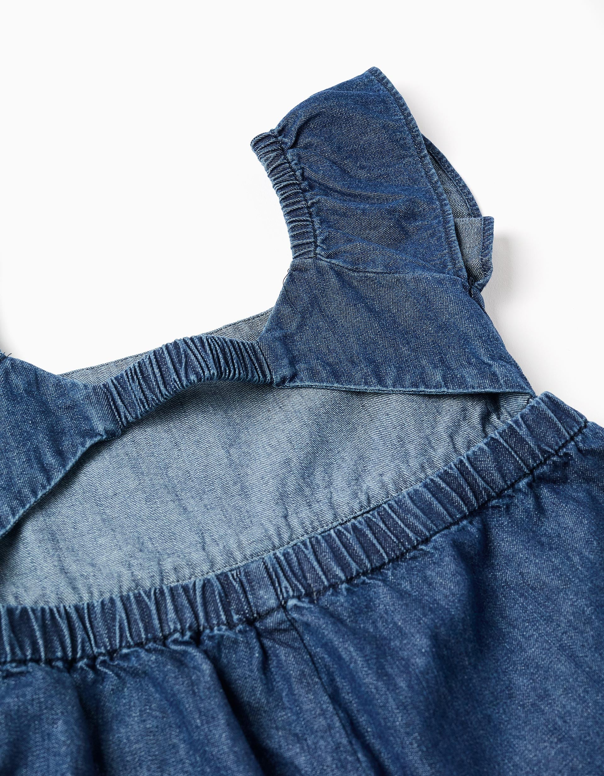 Denim Skort With Front Pleats For Girls thumbnail 3