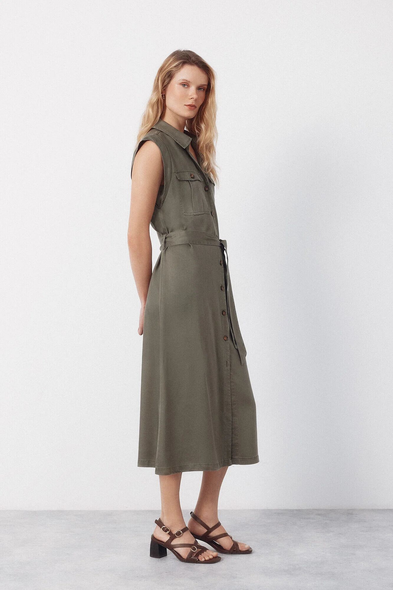 robe cargo en Tencel
