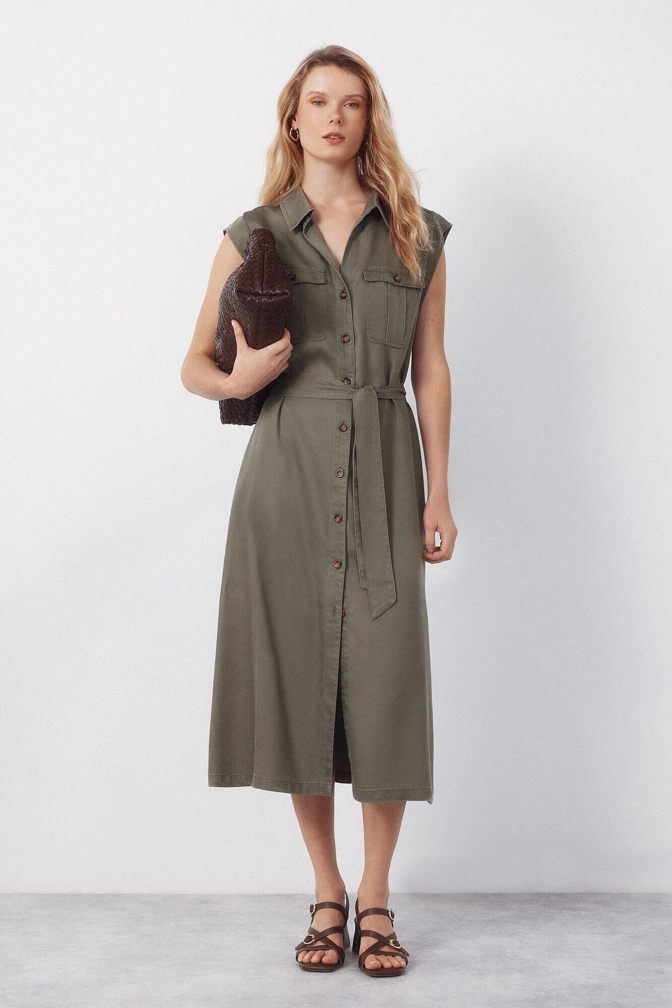 robe cargo en Tencel