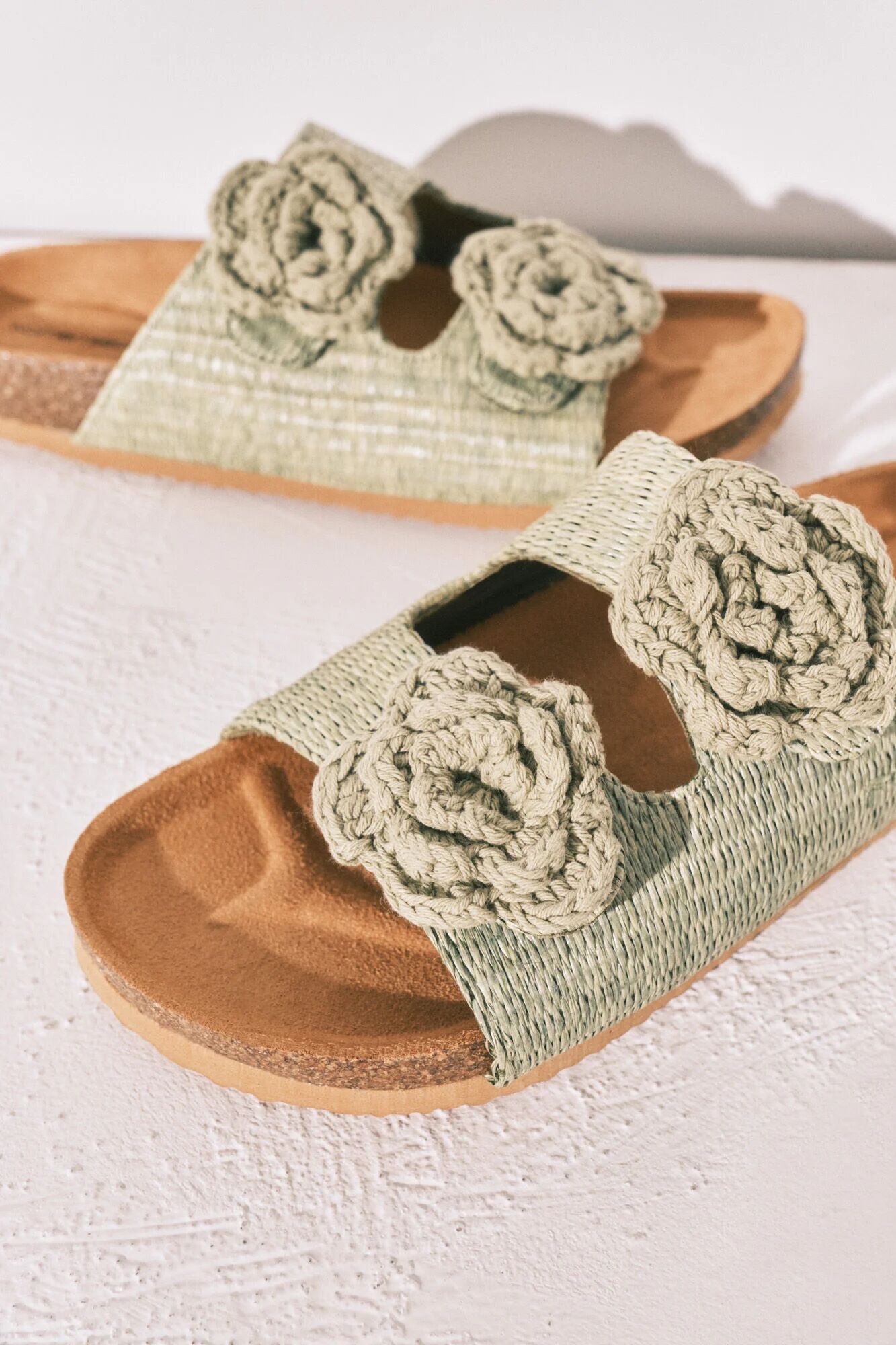 Sandales Bio En Raphia Fleur Crochet thumbnail 3
